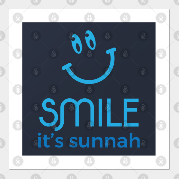 smile it's sunnah - Smile Its Sunnah - Posters and Art Prints | TeePublic